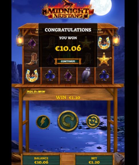 DuckyLuck Casino No Deposit Bonus Proof — Midnight Mustang Win DuckyLuck Casino 25 free spins no deposit bonus win proof — Midnight Mustang €10.06 win on screen